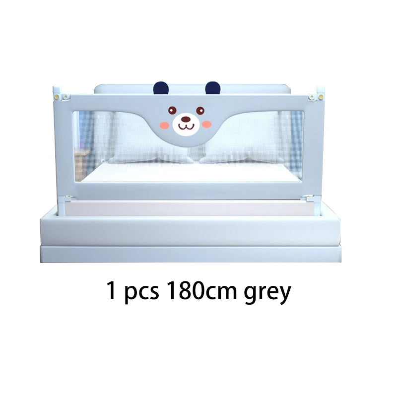IMBABY Bed Guardrail Liftable Crib Protectors Adjustable Handrail Bed Safety Children Washable Baby Safety Bed Barrier Bumper