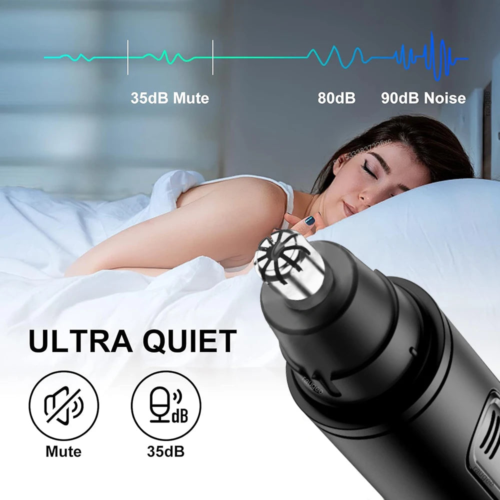 Electric Nose Hair Trimmer Portable Painless Clipper for Men And Women Waterproof Ear And Eyebrow Trimmer for Face Hair Clean