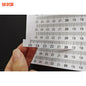 10-piece self-adhesive ruler set, suitable for office/study/sewing — can be attached to any smooth surface, measuring tool