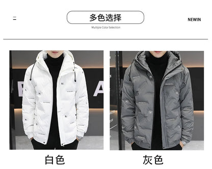 2026 High quality Winter Down Jacket Coats Mens Warm White Duck Down Hooded Men Windproof Parkas Overcoat