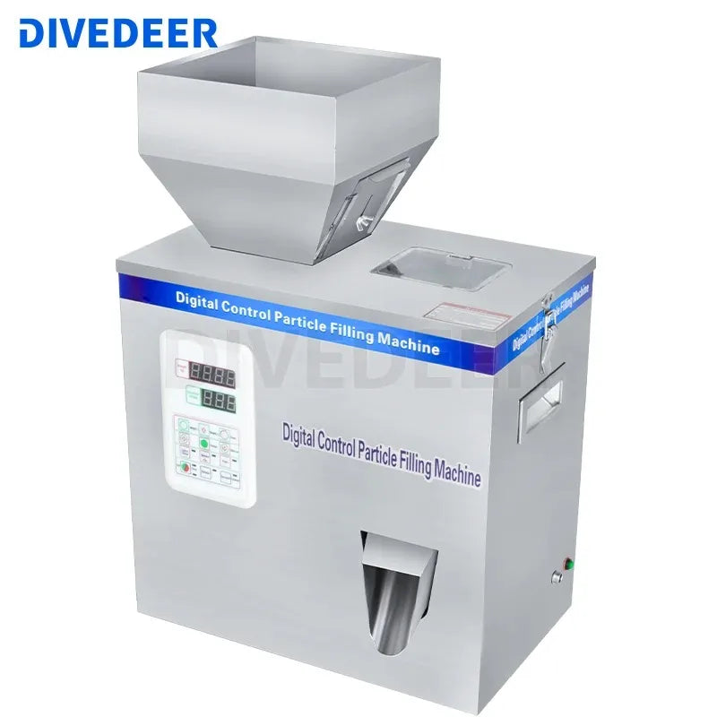 DIVEDEER 200G-500G Automatic Food Weighing Fillng Machine Powder Tea Flax Seed Granular Material Version Filling Machine