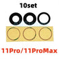 AliSunny 10pcs Back Camera Glass for iPhone 7 8 Plus 6 6S 6Plus 7Plus X XR XS Max 11 12 Rear Cover Lens 3M Sticker Holder Parts