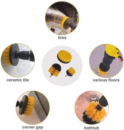 PWS New Car Detailing Brushes Kit Brushes for Automotive Cleaning Auto Air Cleaning Electric Drill Brush Cars Dirt Dust Cleaning
