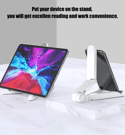 Universal Tablet Holder Portable Foldable Tablet Stand Desktop Mobile Phone Holder For iPhone Xiaomi Huawei Tablet Accessories