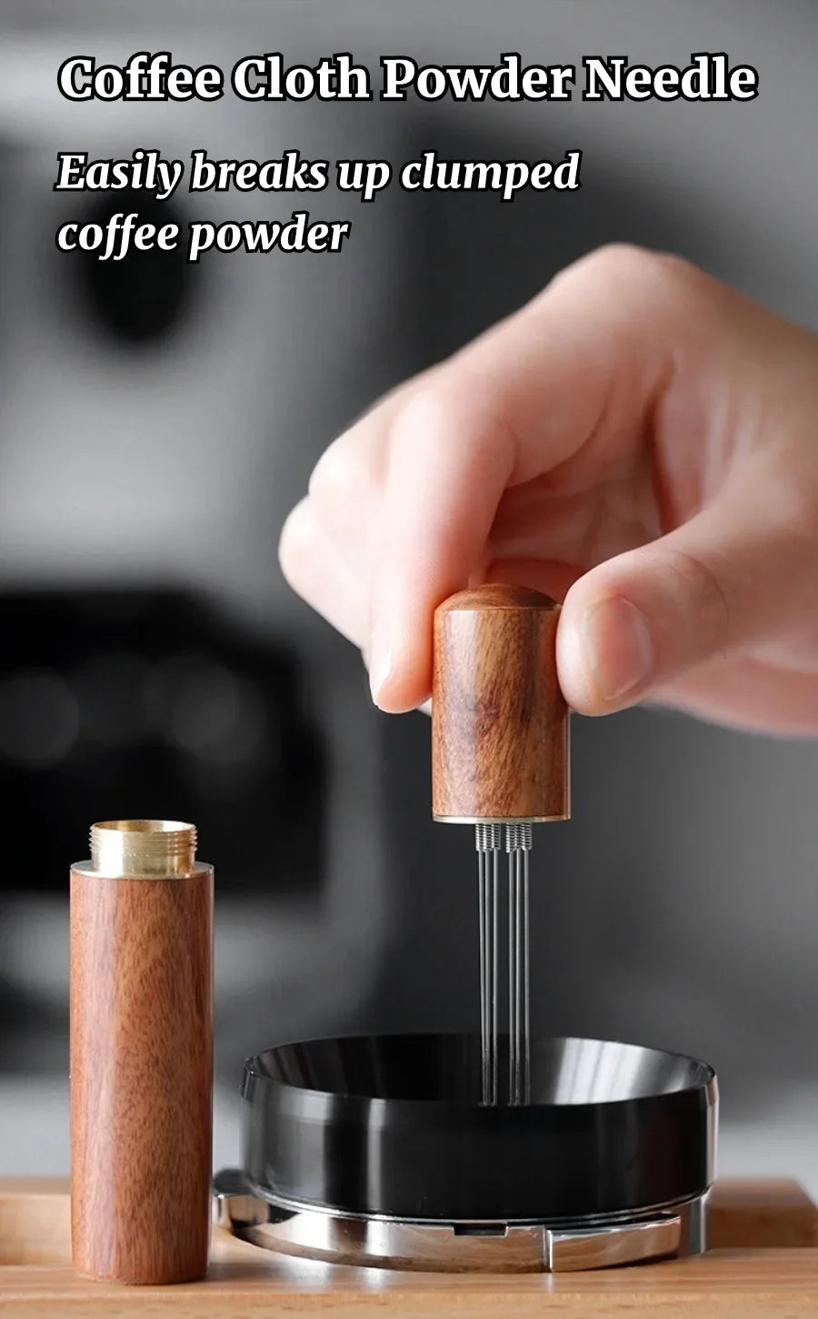 Needle Distributor Stainless Steel Coffee Tamper Espresso Mixers Dispensers Levelers WDT Tools Cafe Stirrers Barista Accessories