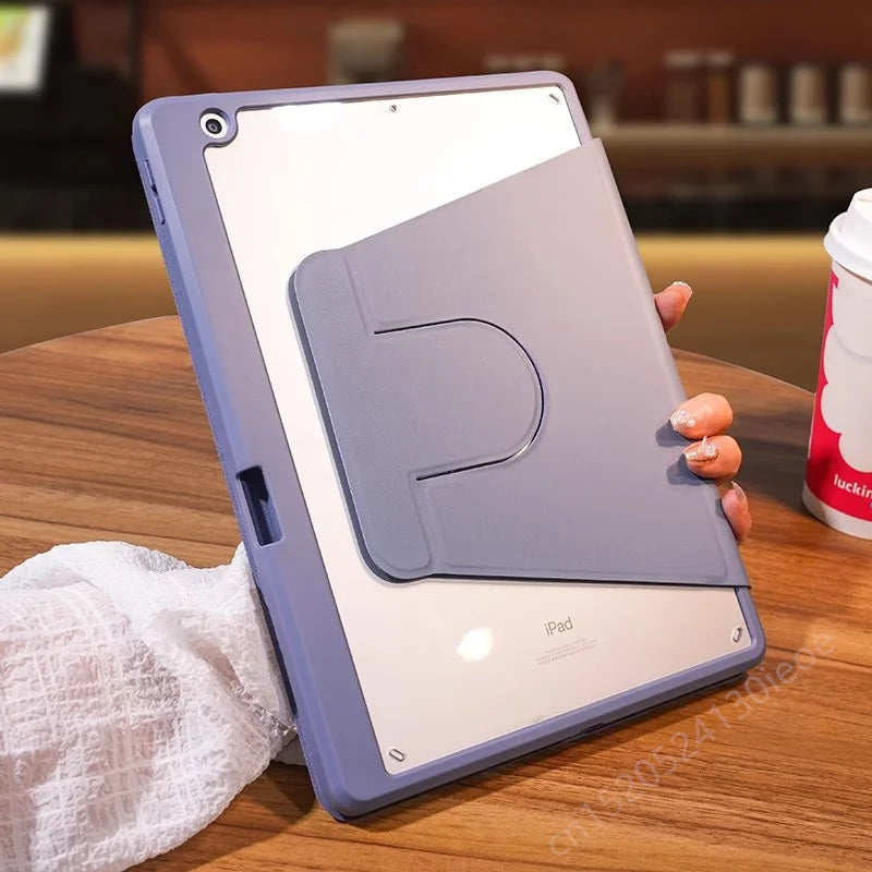 For iPad 10.2 7th 8th 9th Case iPad A16 11th10th Generation Rotation Cover for iPad Pro 12.9" 13" Air 11" 2025 2 3 4 5 9.7 Funda