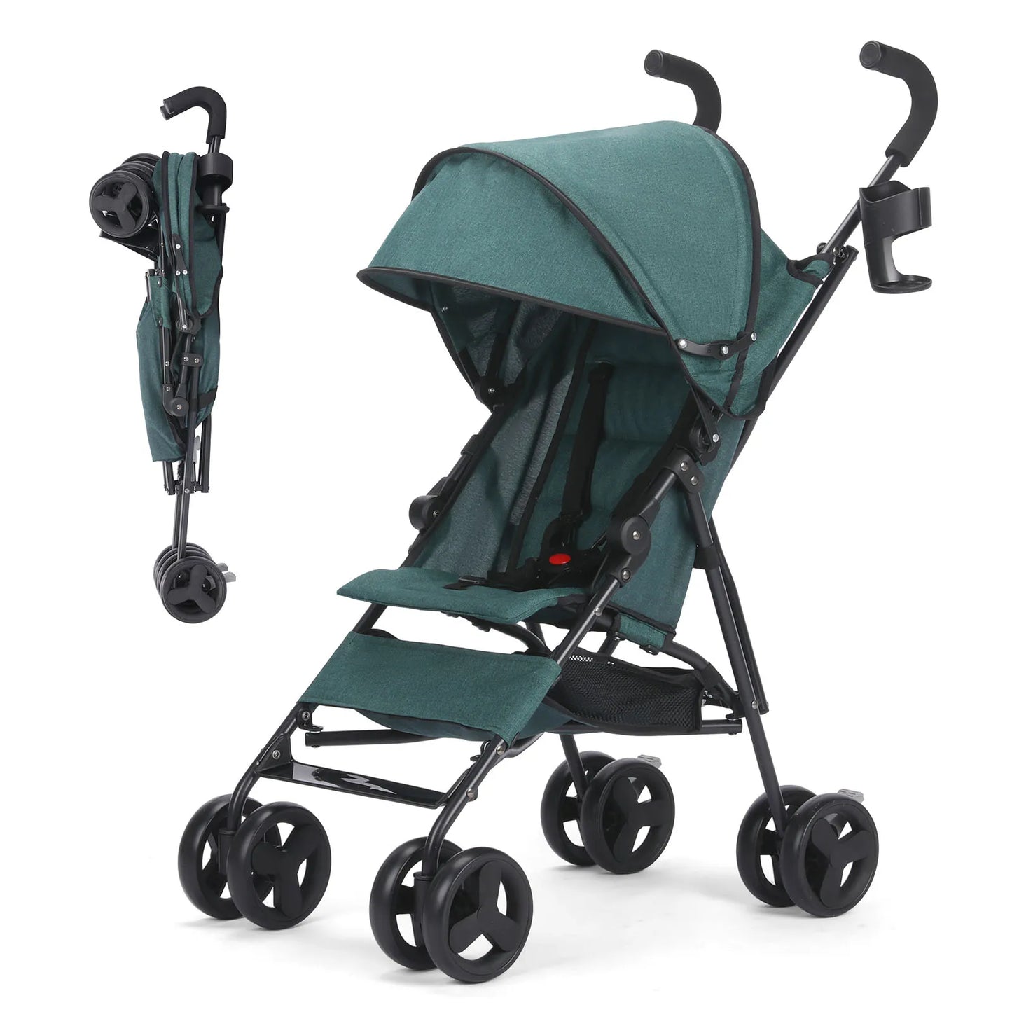 Wedyvko Baby Stroller Travel Stroller Lightweight, Portable Design Folding Children's Baby Stroller
