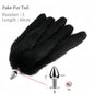 Sexy Multi Taile False Fox Tail with Separable Metal Butt Plug Anal Sex Toys for Couple BDSM Role Play Adult Products