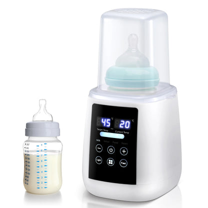 6in1 Fast Electric Baby Bottle Warmer Heater Sterilizer For Breast Milk Digital Timer Temperature Control Automatic Shutoff 220V