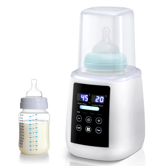 6in1 Fast Electric Baby Bottle Warmer Heater Sterilizer For Breast Milk Digital Timer Temperature Control Automatic Shutoff 220V