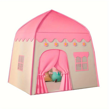 Large Pink Flower Princess Play Tent for Kids Perfect for Role-Playing and Dress-Up, Play Tent Playhouse Decor Durable Play Tent