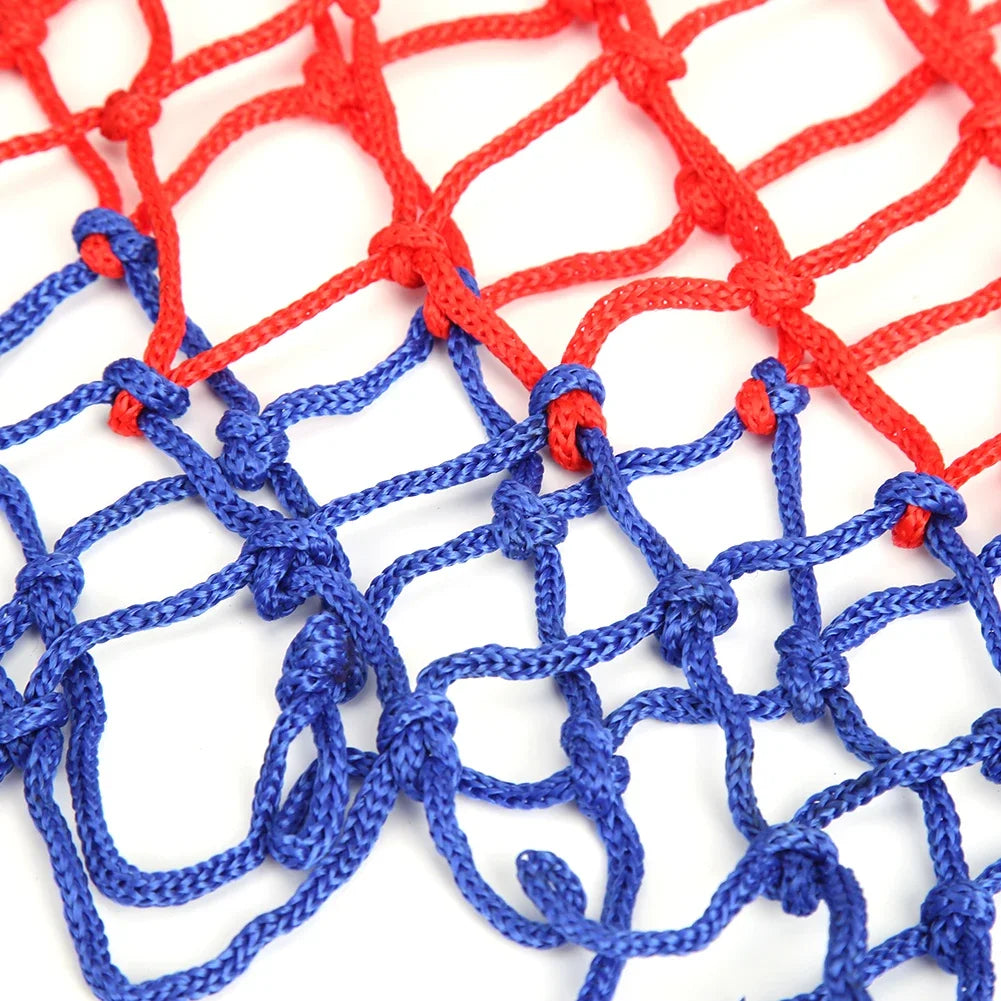 1-5PCS Basketball Net All-Weather Basketball Net Tri-Color Basketball Hoop Net Powered Basketball Hoop Basket Rim Net 농구골대
