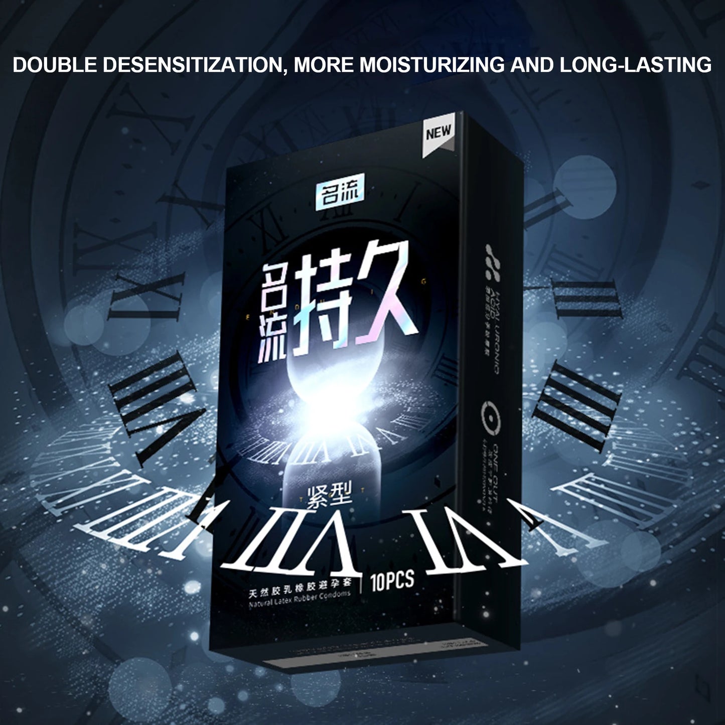 0.01 Ultra Thin Condoms For men Ejaculation delay Ice Hot Feeling Latex Condom Penis Sleeve  Vaginal Stimulation dult sex toys