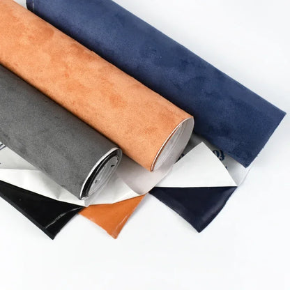 20x30-100*143cm Synthetic Leather Self-adhesive Fabric Suede Adhesive Fabrics By Meter Car Interior Door Velvet Cloth DIY Trims