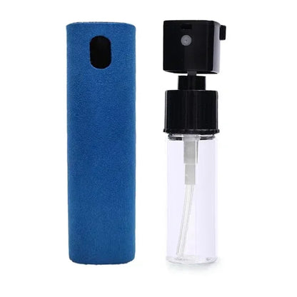 2-IN-1 Screen Dust Removal Microfiber Cloth Wipe Spray Bottle Set Laptop Tablet Mobile Phone Cleaning Tools Portable Cleaner