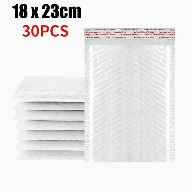 Universal Shipping Bags White Foam Envelope Adhesive Mailing Waterproof Bag Padded Envelopes for Magazine Lined Bubble Mailer