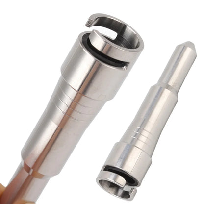 Milk Frother Foam Inner Tube Rust-Proof Silicone Coffee Steam Nozzle Stainless Steel Coffee Machine Nozzle for Delonghi Dedica