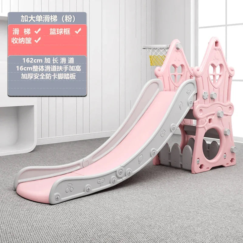 Tqh Children Slide Indoor Home Child Baby Slide and Swing Combination Baby Small Toy Family Amusement Park