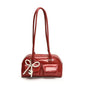 Fashionable Underarm Bow Bag for Women 2024 Korean Edition New Simple Leisure Pillow Bag Trendy Versatile Shoulder Bag