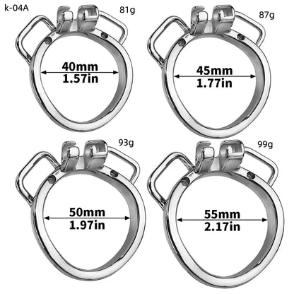 Stainless Steel Chastity Cage Device Penis Rings Bondage Belt Cock CB Lock BDSM Sex Toys for Man Gay Adult Products Accessories