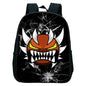 16 Inch Angry Geometry Dash Backpack Boys Girls Bookbag Cartoon Game Kids Kindergarten School Bags Toddler Childcare Backpack