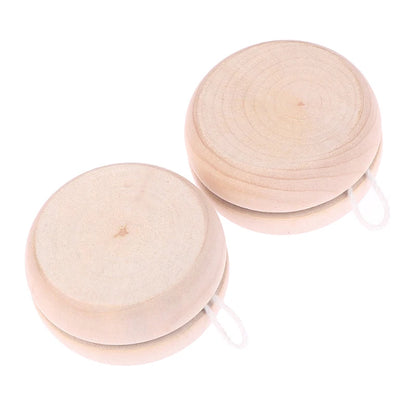 Portable Wooden Yoyo Ball Colorful Handmade Toy Creative Play & Craft Accessories for Children