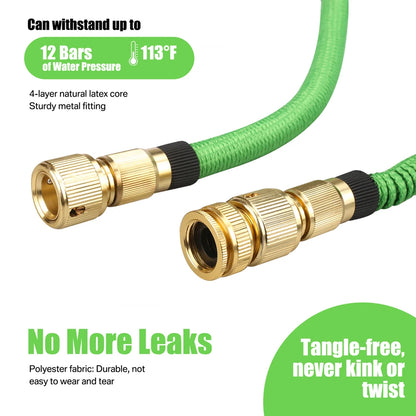 Garden Hoses 25-150ft Water Hose Expandable Flexible Garden Expanding Hoses 8 Function Nozzle Spray Wall Mountable Water Hose