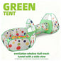 Children's Play Tent, Toy Ball Pool - Play Tunnel - Triangular Tent, Polka Dot Design, Outdoor Leisure Toy Playhouse, Portable Toy Castle Tent, Fun Pop-Up Toy Playpen, Ideal Holiday Gift for Kids, Christmas and Halloween Gift