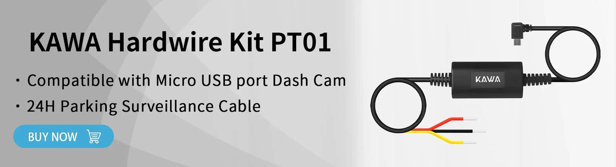 2K Dash Camera For Car DVR Dash Cam In The Car KAWA D5 Video Recorder Emergency Voice Control WiFi APP Monitor WDR Dashcam