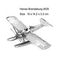 3D Metal Puzzles Military J-20 J-10B SU-34 KA-50 Fighter UFO RAH-66 Helicopter DIY Handmade Assemble Model Jigsaw Puzzles
