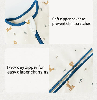 Baby Sleeping Bag For Newborn Sleep Aid Thin Soft Cotton Boys Girls Wrap Sleepwear Adjustable Breathable Baby Swaddle Blanket