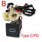 For VW Golf 6 MK6 Jetta 5 MK5 Scirocco 2006 - 2012 Car USB Charger PD Quick Charge QC3.0 Auto Phone Charging Adapter Button