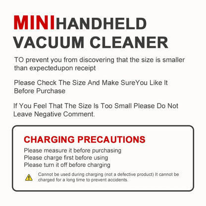2in1 Handheld Vacuum Cleaner Blower Portable Cordless Car Vacuum Rechargeable Powerful Suction for Home Car Office Pet Hair Dust