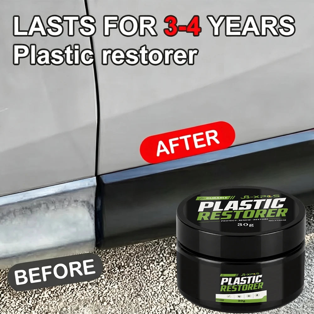 Car Plastic Restorer Paste More Gloss Car Cleaning Products Plastic Restore Auto Polish Repair Coating Renovator YT2038