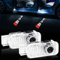 2PCS Car Door LED Light Logo Laser Projector Welcome Light For Audi sline TT Q2 Q3 Q5 Q7 Q8 A3 A4 A5 A6 A7 R8 B5 B6 B7 B8 C5 C6