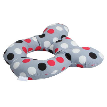 Baby Pillow Head Support Belt Set Protective Travel Car Seat Head Neck Support Pillows Newborn Children U Shape Headrest Cushion