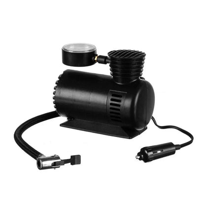 12V 300PSI Electric Inflator Mini Air Compressor Car Electric Tire Air Inflator Pump Electric Air Pump with Pressure Check Gauge