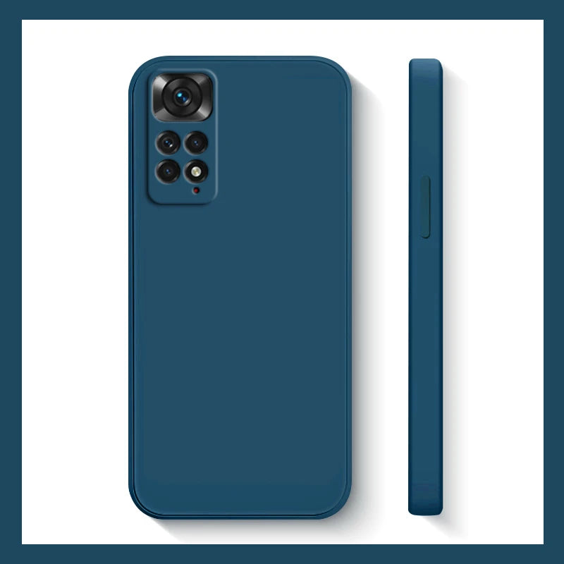 Case For Xiaomi Redmi Note 11 Case Redmi Note 11 10 10s 11s 12 12s 13 Pro Plus 5G Cover Anti-drop Liquid Silicone Cover Case