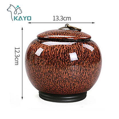 Cremation Urns for Human Ashes Pet Cat dog rabbit Place Funeral Small Animal Ceramic Urn coffin box keepsake
