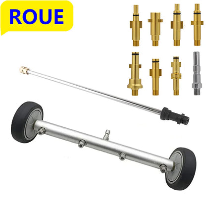 Undercarriage Cleaner Water Broom Car Chassis Wash For Karcher/Parkside/Black Decker Wash The Bottom Of The Car Washer Nozzles