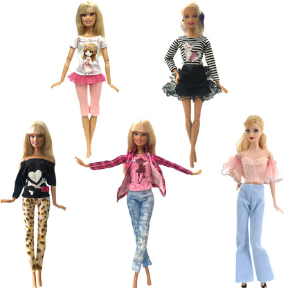 NK 1/6 Doll Princess Dress For 11.5 Inch Doll Clothes For 29CM Dolls Accessories Fashion Outfits Wear Casual Dress Gift Toy JJ