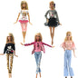 NK 1/6 Doll Princess Dress For 11.5 Inch Doll Clothes For 29CM Dolls Accessories Fashion Outfits Wear Casual Dress Gift Toy JJ