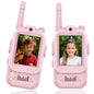 AIRITON JK200 Kids Video Intercom Walkie-talkie Cute Screen Easy Use Rechargeable Large Battery Cute Ham Radio for Gift