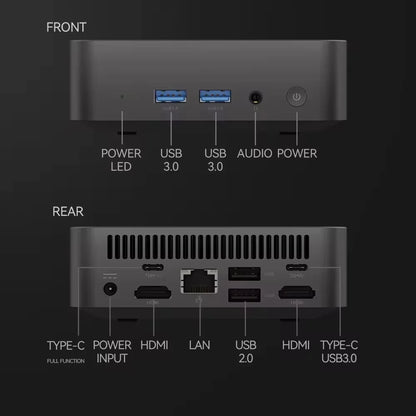 [3 Years Warranty]Mini PC Windows 11 Intel N150/i9 10980HK Desktop Gaming Computer PC 32GB RAM 1TB M.2 SSD WiFi 6 BT5.2 Pc Gamer