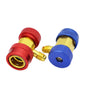 R134A Low High Auto Car Quick Coupler Connector Brass Adapters Car Air Conditioning Refrigerant Adjustable AC Manifold Gauge