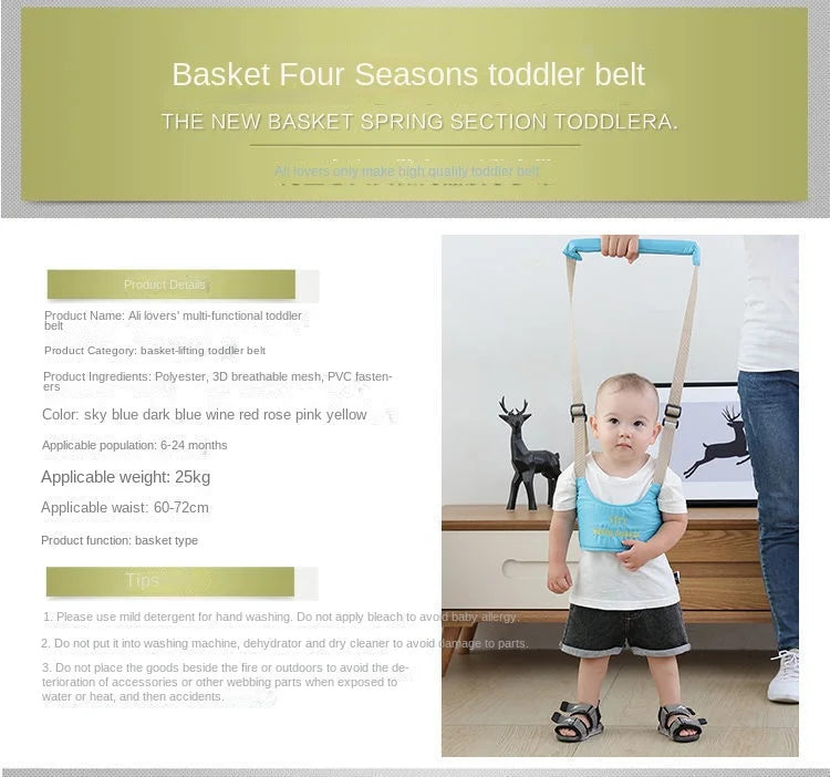 Walking Learning Belt Baby Harness Sling Learning Walking Harness Care Infant Assistant Belt Walker Strap Safety Reins Harness