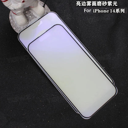 1-3Pcs Anti Fingerprint Frosted Matte Screen Protector for iPhone X XS 11 12 13 Mini 14 15 16 17 Air Pro Max Plus Tempered Glass