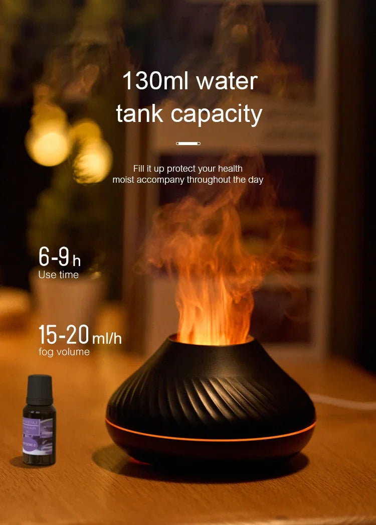 Volcano Aromatherapy Diffuser Portable Desktop Essential Oil Aroma Diffuser Home Air Humidifier Purifier/Essential Oil Set