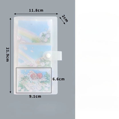 84/120/240 Slot Card Holder Photo Album Business Card Book Star Chasing Business Three Inch Transparent Card Bag
