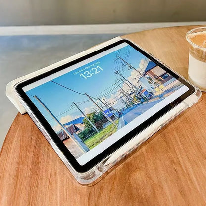 For iPad Air 5th 6th 12th 11th iPad Pro 11 12.9 13 Air 11 M4 10th Gen 10.9 10.2 9th 8th 9.7 Mini 7 6 Smart Case with Pen Holder